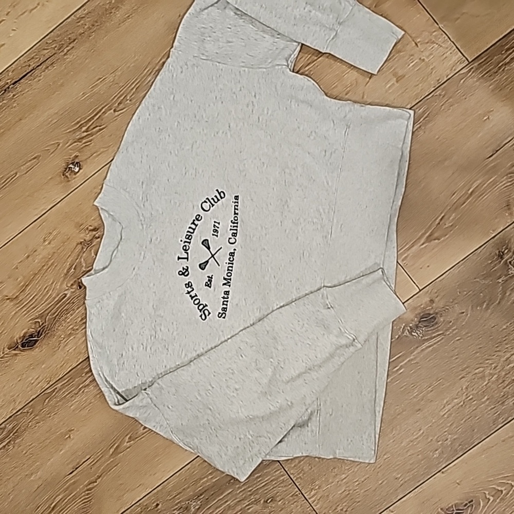 Abercrombie & Fitch super soft crop crewneck